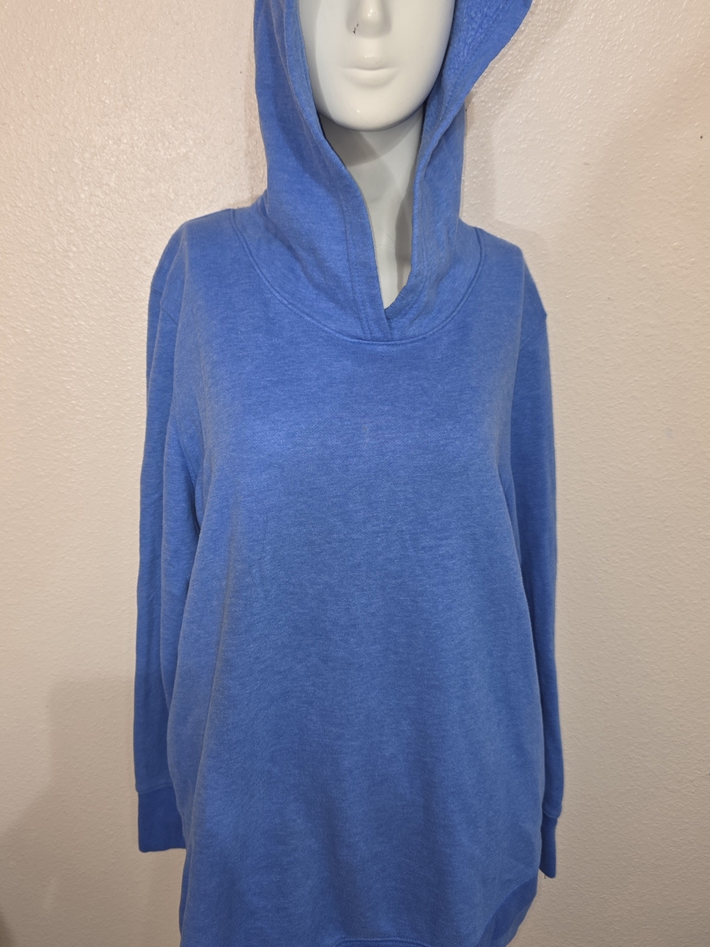 Tek Gear Women's Blue DryTek Fleece Tunic Hoodie